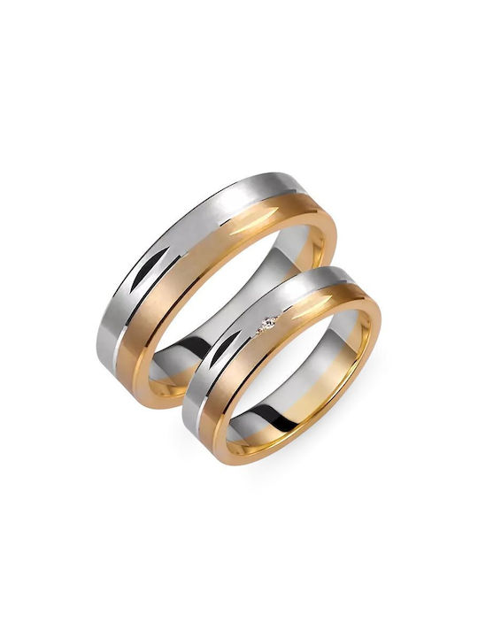 Paraxenies Wedding Ring Bicolour