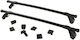 Hermes Car Roof Bars Metallic GS1 for Fiat Ulysse 5D 2002-2010 Set with Roof Rack Legs and Lock Black