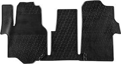 Gledring Bed Mats 3pcs for Volkswagen Crafter MAN TGE Black