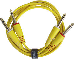 UDG U97004YL 2x 6.3mm male - 2x 6.3mm male 3m