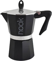 Atmosphera Espressokocher für den Herd 3 Tassen Schwarz Atmosphera Espressokocher für den Herd 3 Tassen Schwarz