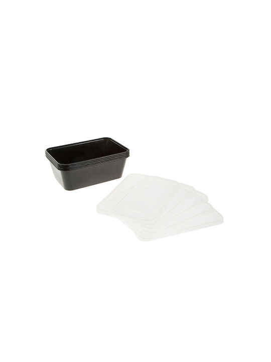 Microwave Plastic Lunch Box 750ml 5pcs