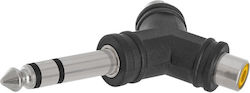GBC 29.1305.00 6.3mm Männlich in RCA 2x Weiblich