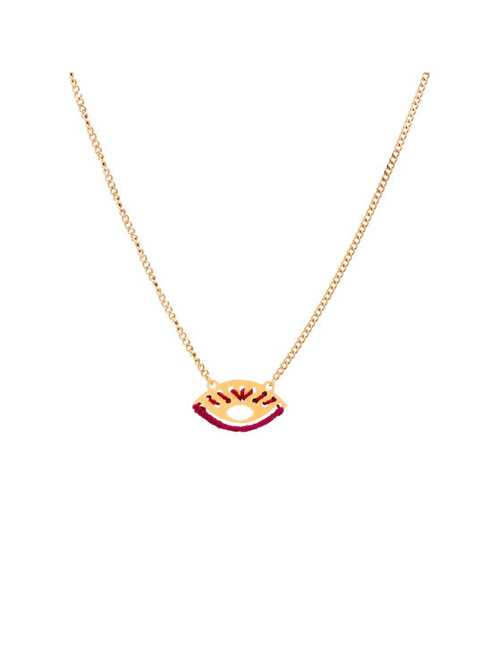 LifeLikes Necklace Eye Gold Plated