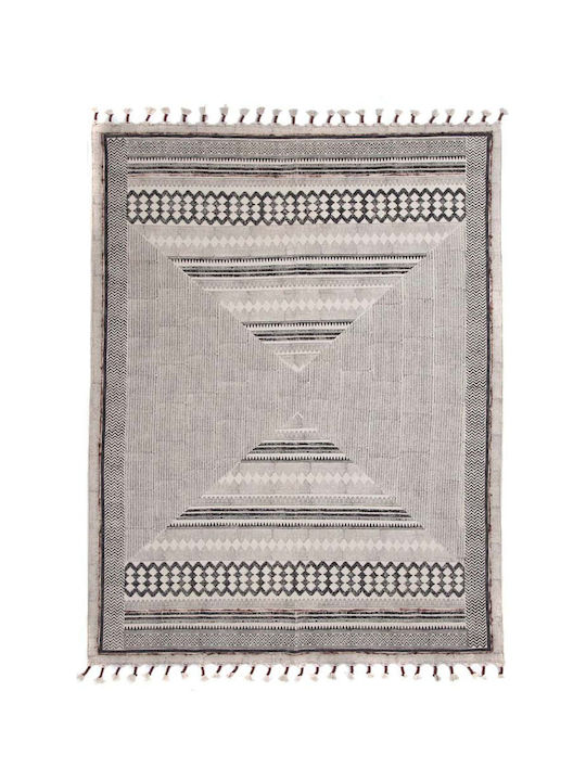 Royal Carpet Lotus Rug Rectangular Cotton Grey-Beige