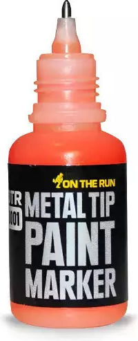On The Run Permanent Marker 1mm Orange