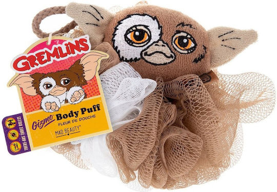 Mad Beauty Βρεφικό Σφουγγάρι Μπάνιου Gremlins Body Puff Καφέ