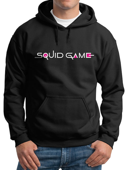 Logo Hanorace Squid Joc Negru