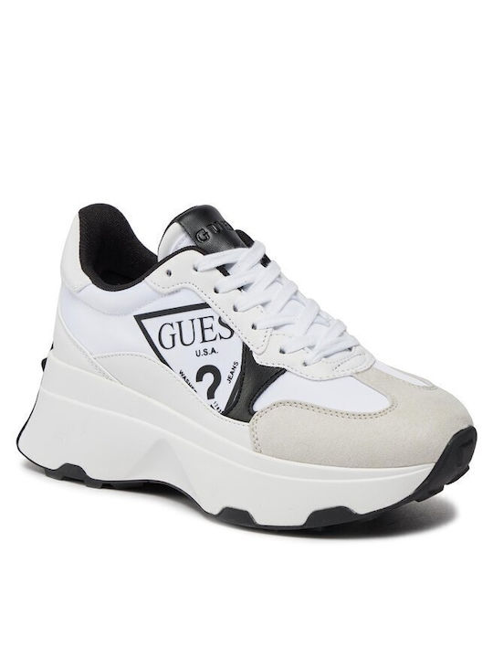 Guess Calebb4 Chunky Sneakers White