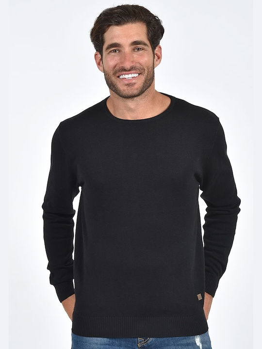 Clever Herren Langarm-Pullover BLACK