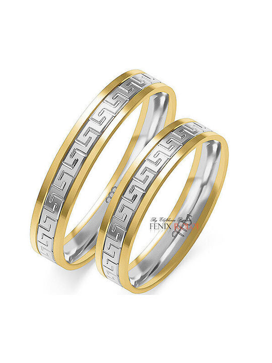 FenixJewelry Wedding Rings Bicolour