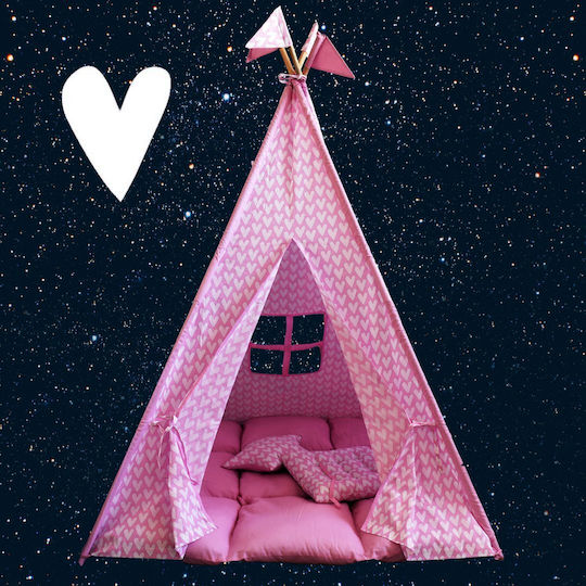 Baby Bliss Kids Indian Teepee Play Tent for 3+ years Pink