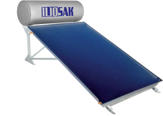 ILIOsak Low Încălzitor solar de apă 300lt Glass Double Energy 4 m² Încălzitoare solare de apă Selective