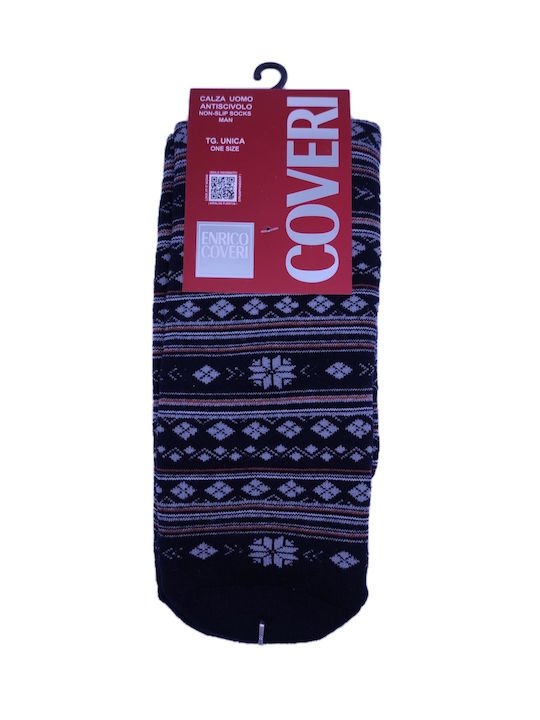 Enrico Coveri Herren Socken BLACK 1Pack