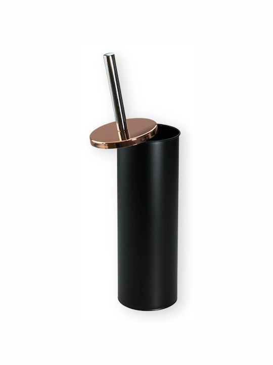 Viosarp Λαβη Metallic Toilet Brush Black