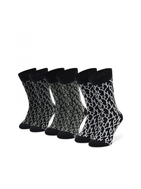 DKNY Ανδρικές Κάλτσες Μαύρες 3Pack