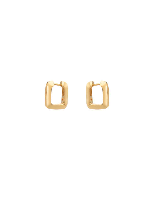 LifeLikes Single Earring Hoop Gold Plated