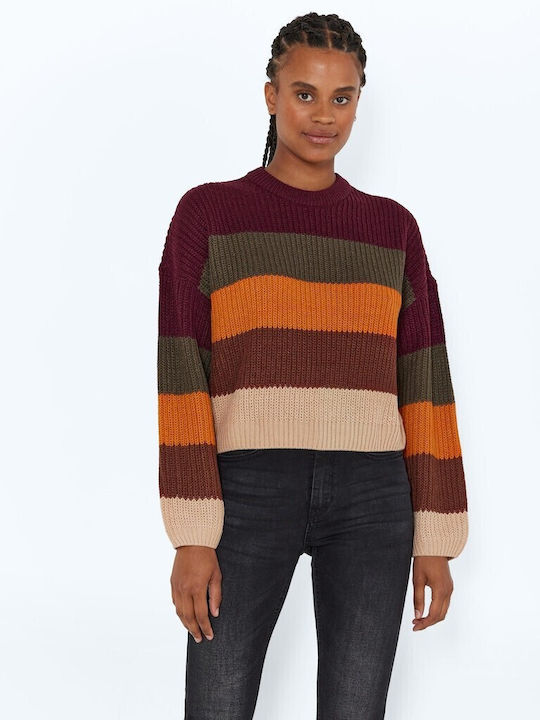 Noisy May Women's Long Sleeve Sweater Multicolour