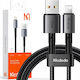 Mcdodo Braided USB-A to Lightning Cable 36W Black 2m (CA-3581)