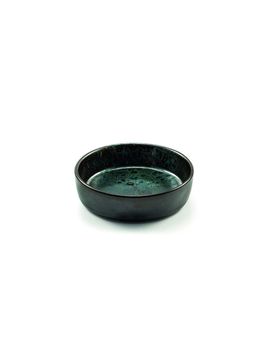 Le Coq Porcelaine Serving Bowl Round Ceramic Black with Diameter 12cm 6pcs