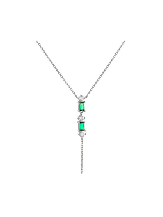 Ioannis Kosmima Necklace from Silver with Zircon