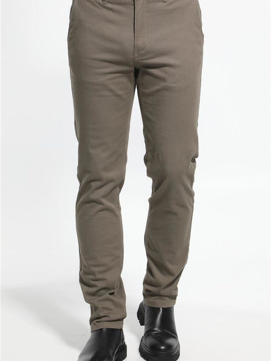 Double Trousers Chino in Regular Fit Gray