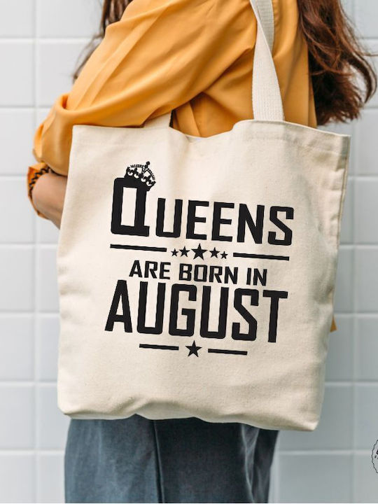 Fabric Shopping Bag in Beige color