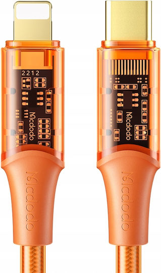 Mcdodo USB-C to Lightning Cable 36W Πορτοκαλί 1m (CA-1591)