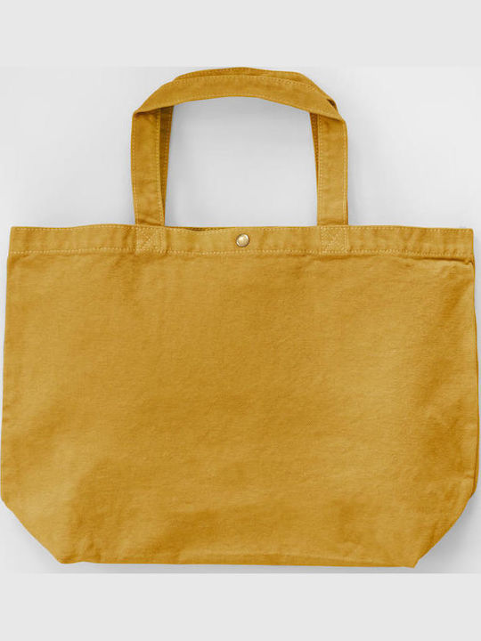 Jassz Bags Βαμβακερή Τσάντα για Ψώνια σε Κίτρινο χρώμα