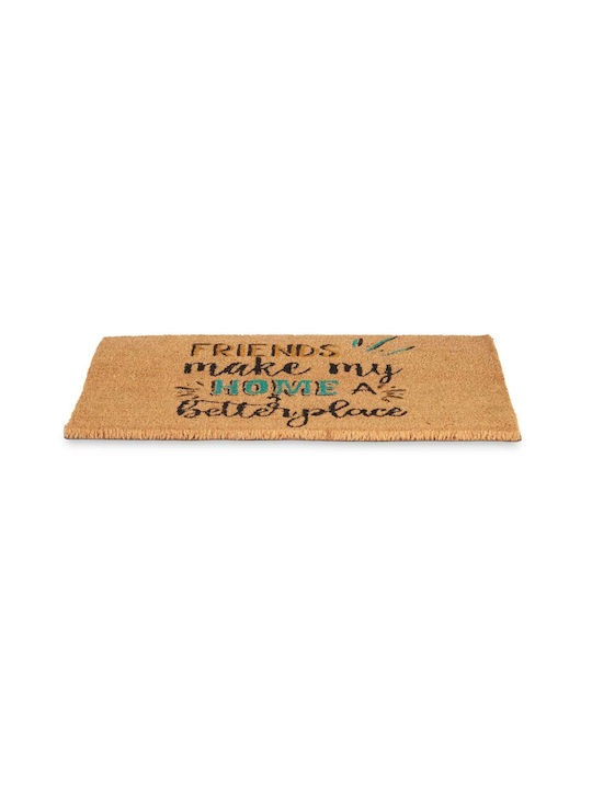 Gift Decor Entrance Mat made of Coir Blue