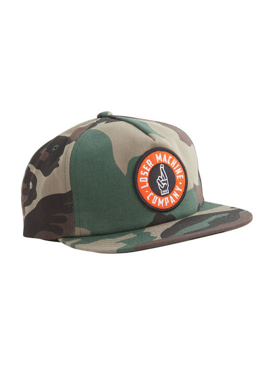 Loser Machine Snapback Cap Camo