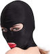 Hood Open Mouth BDSM Μάσκα σε Μαύρο Χρώμα