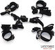LateToBed Bed Restraint Set in Black Colour