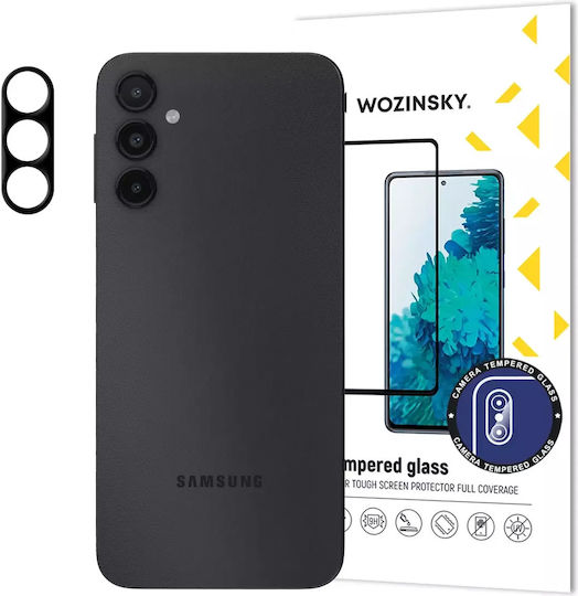 Wozinsky Full Kameraschutz Gehärtetes Glas Black für das / A14 5G