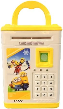 Piggy Bank Minions Spardose Plastik Gelb