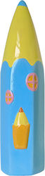 Etoile Spardose Keramisch Blau 7x26cm