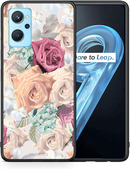 Smartfits Floral Bouquet Umschlag Rückseite Kunststoff Floral Bouquet (Realme 9i)
