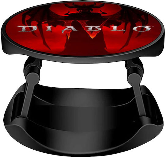 Koupakoupa Pop Socket for Mobile Phone Diablo Iv Red