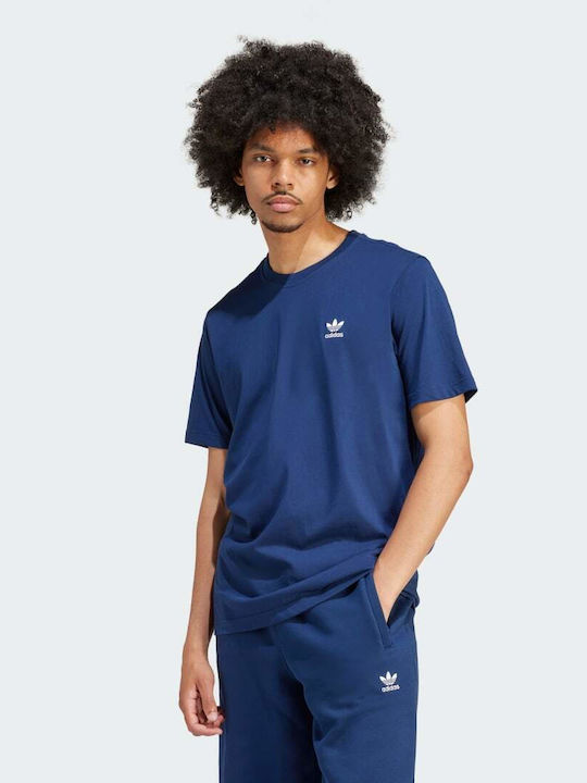 Adidas Trefoil T-shirt Bărbătesc cu Mânecă Scurtă Albastru