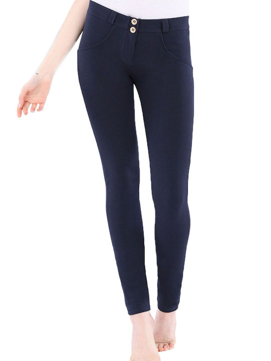 Freddy Femei Tesatura Pantaloni Push-up cu Croială Skinny Albastru