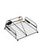 Espiel Metallic Napkin Holder Black 18x18x6cm GOR105K4