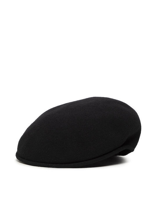 Kangol Wool Herren-Schiebermütze Schwarz