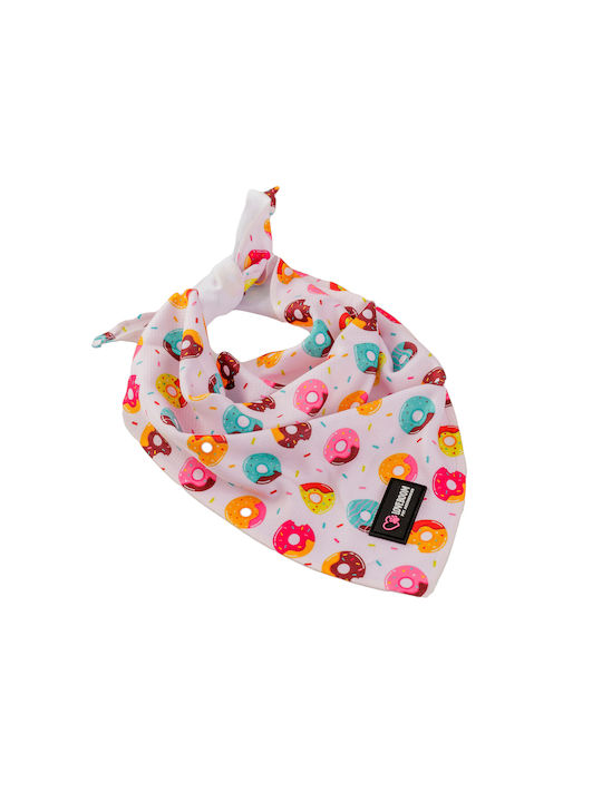 Loveboom Dog Bandana in White Color