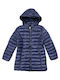 Lungă Jachetă de femei Puffer Blue