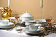 24home.gr Soup Tureen made of Porcelain Gold
