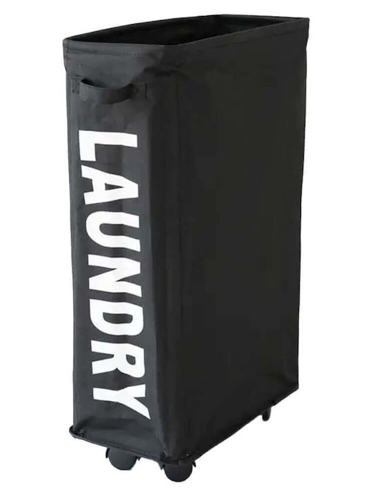 Fabric Laundry Basket Black