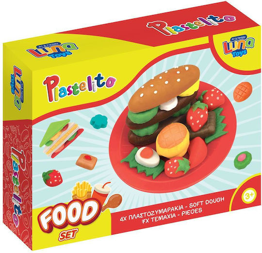 Luna Plasticine Play Food for 3+ Years 5 Pieces