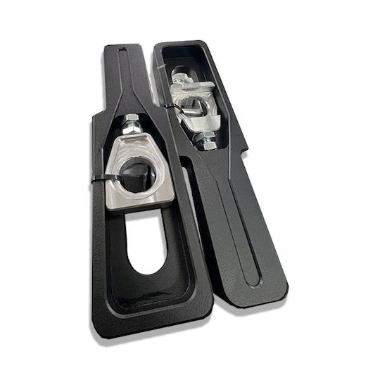 Gref Innovation Motorcycle Swingarm Protectors Suzuki Hayabusa Black
