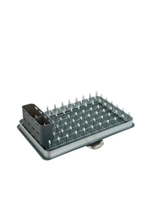 ForHome Sink Strainer Plastic Black 48.5x14.9x14.9cm
