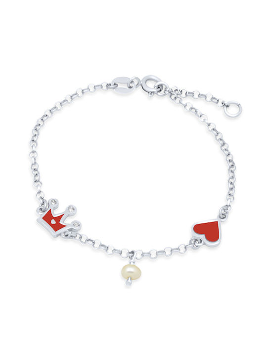 Goldjewels Kids Bracelet from Silver with Heart